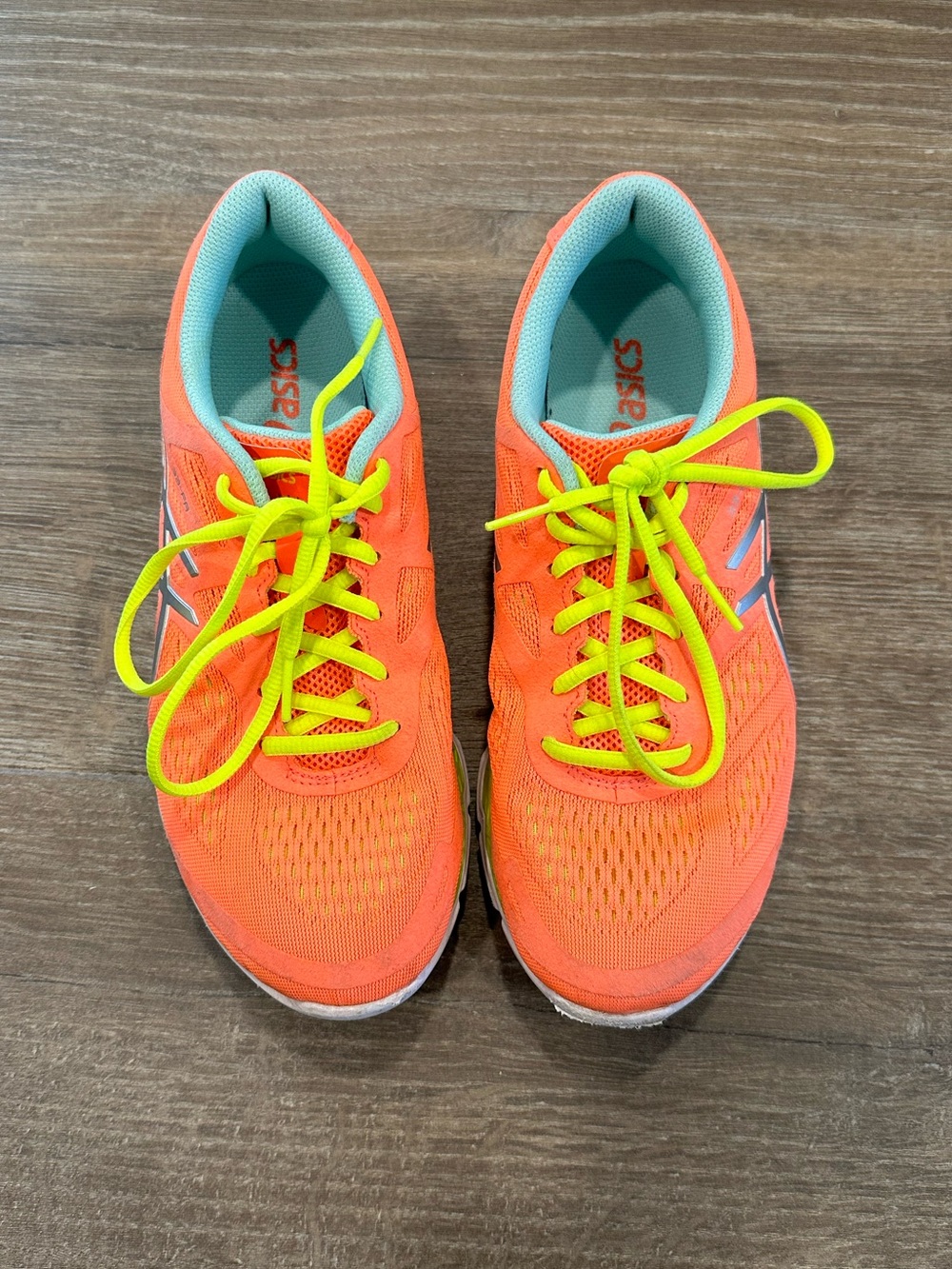 Neon Orange Asics